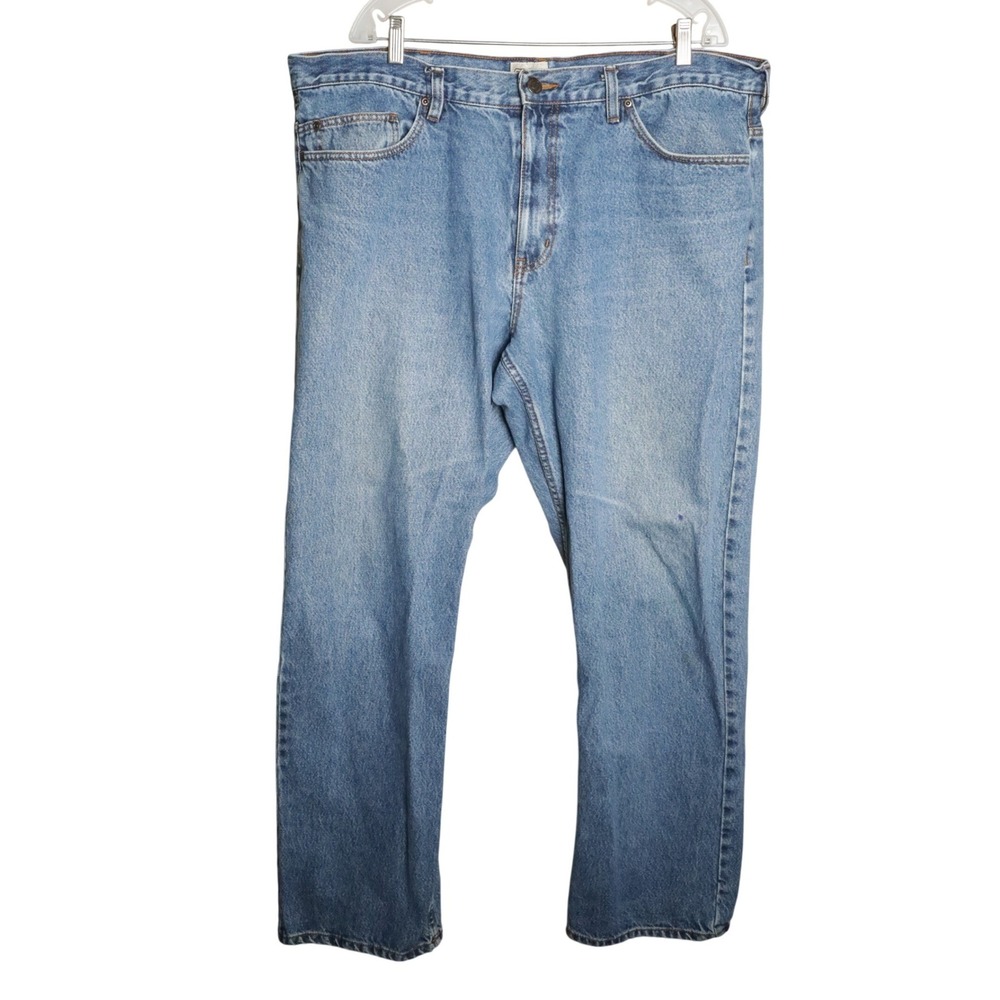 CE Schmidt Workwear Mens Jeans Blue Denim 42x34 Straight‎ Leg